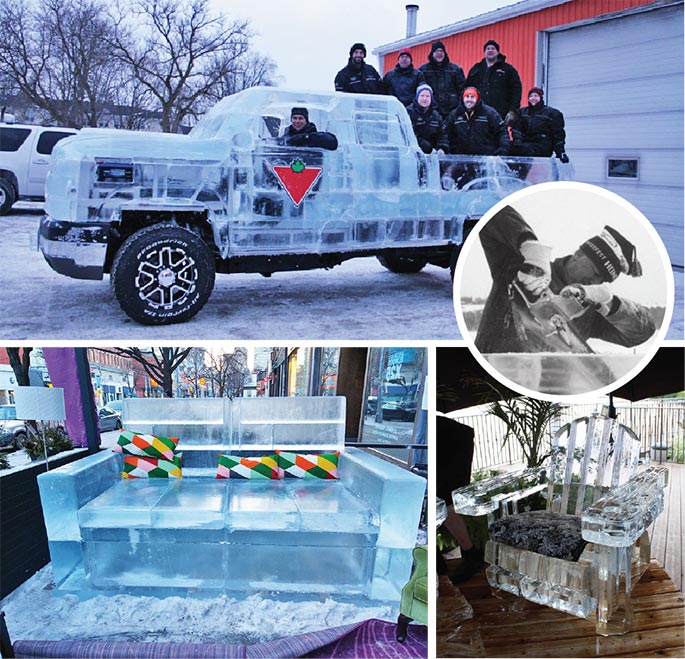 Hensall Ice photo collage